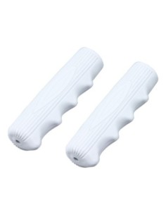 Grips 7/8 long 115mm Kraton Rubber 212 White.